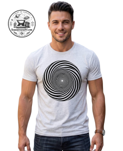 Spiral Optical Illusion T-Shirt