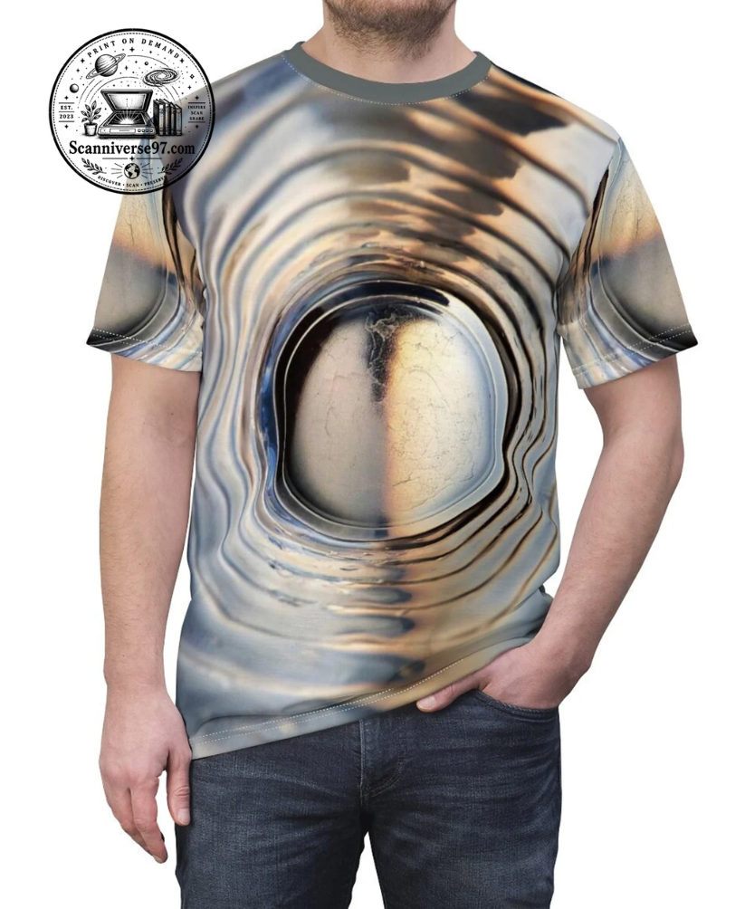 3D Liquid Metal Illusion T-Shirt