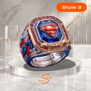 Amazing Superman Champion Ring | Premium Collectible Ring for DC Fans 5 Superman Champion Ring Style 3