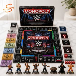 WWE Monopoly Game Board | Ultimate Collector Edition 1 WWE Monopoly Game Board