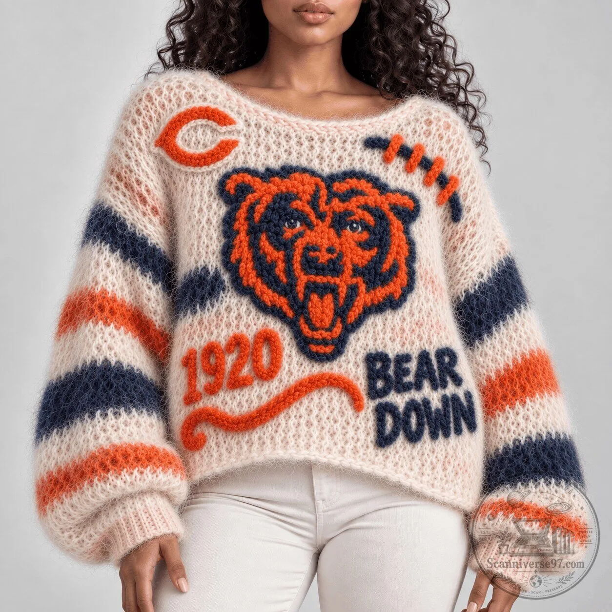 Chicago Bears Bear Down Women's Knit Sweater