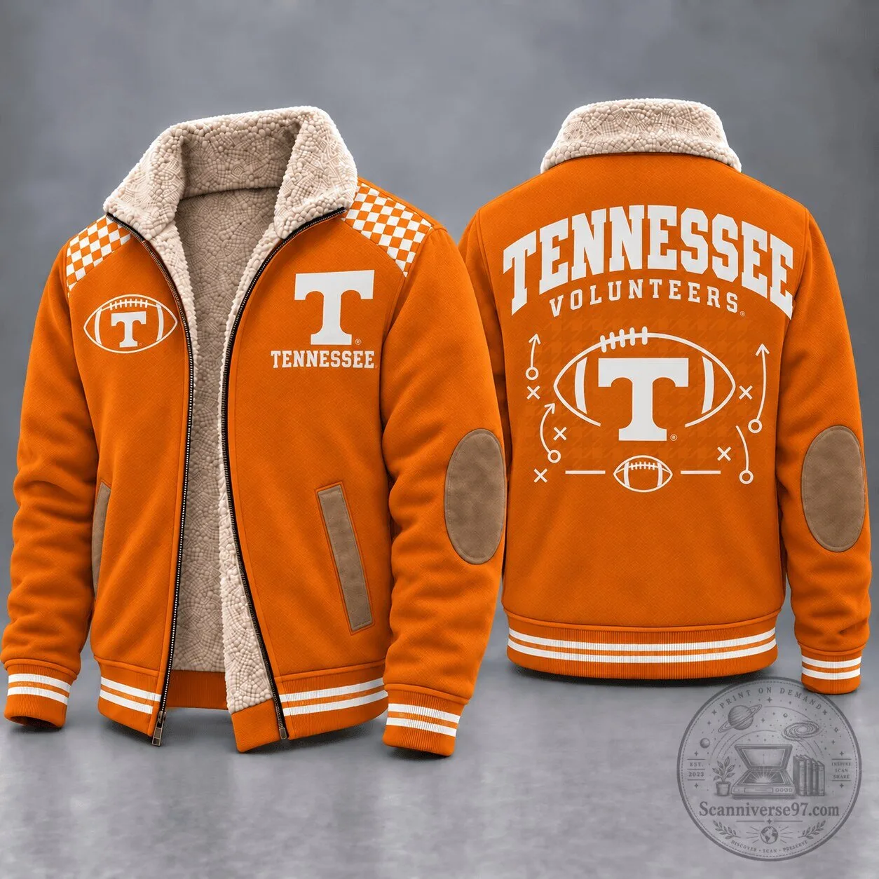 Tennessee Volunteers Football Sherpa Fleece Jacket