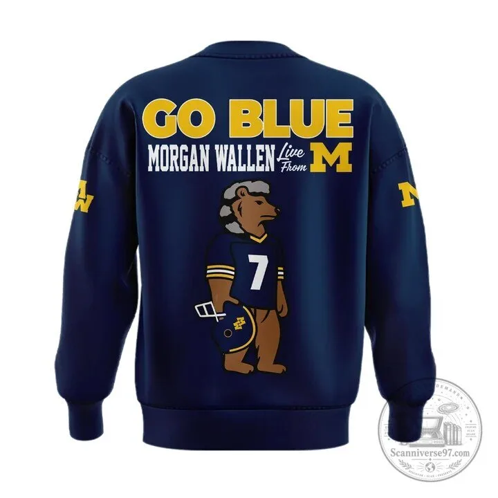 Morgan Wallen Still The Problem Tour 2026 Michigan Stadium Crewneck Sweatshirt 6 Morgan Wallen Still The Problem Tour 2026 Michigan Stadium Crewneck Sweatshirt