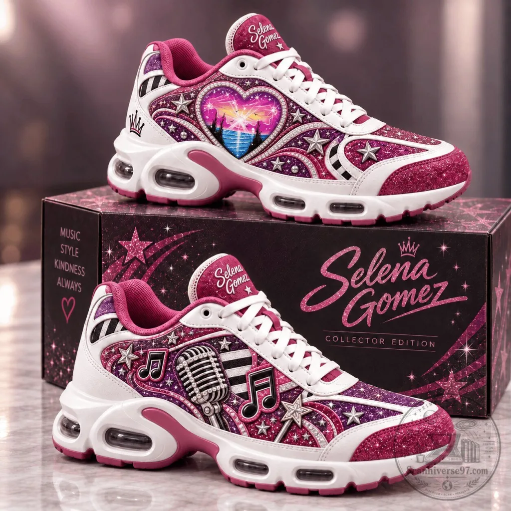 Selena Gomez Collector Edition Music Style Kindness Always Sneakers Selena Gomez Collector Edition Music Style Kindness Always Sneakers