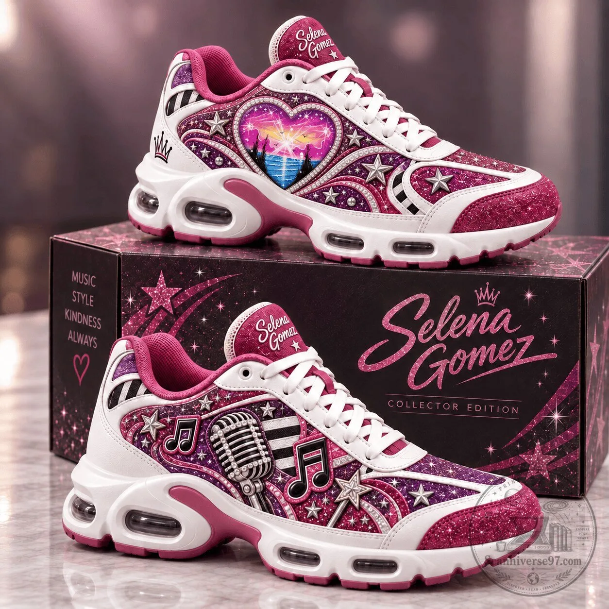 Selena Gomez Collector Edition Music Style Kindness Always Sneakers