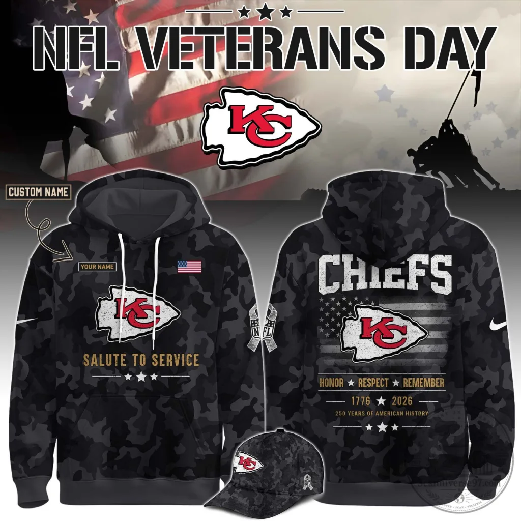 Kansas City Chiefs Veterans Day Salute To Service Camouflage Hoodie Kansas City Chiefs Veterans Day Salute To Service Camouflage Hoodie