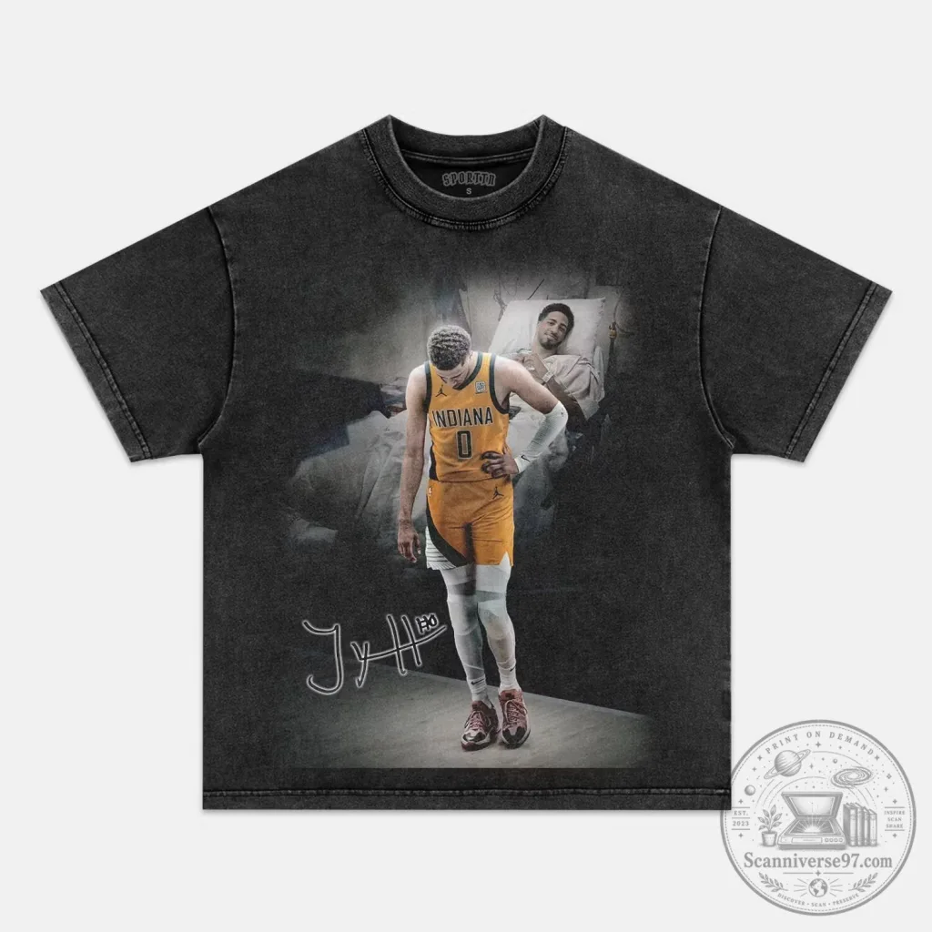 Tyrese Haliburton Indiana Pacers Basketball Graphic T-Shirt Tyrese Haliburton Indiana Pacers Basketball Graphic T-Shirt
