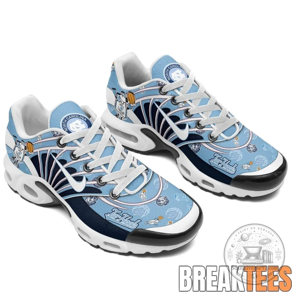 North Carolina Tar Heels Basketball Team Branded Air Cushion Sneakers for Men and Women 4 North Carolina Tar Heels Basketball Team Branded Air Cushion Sneakers for Men and Women