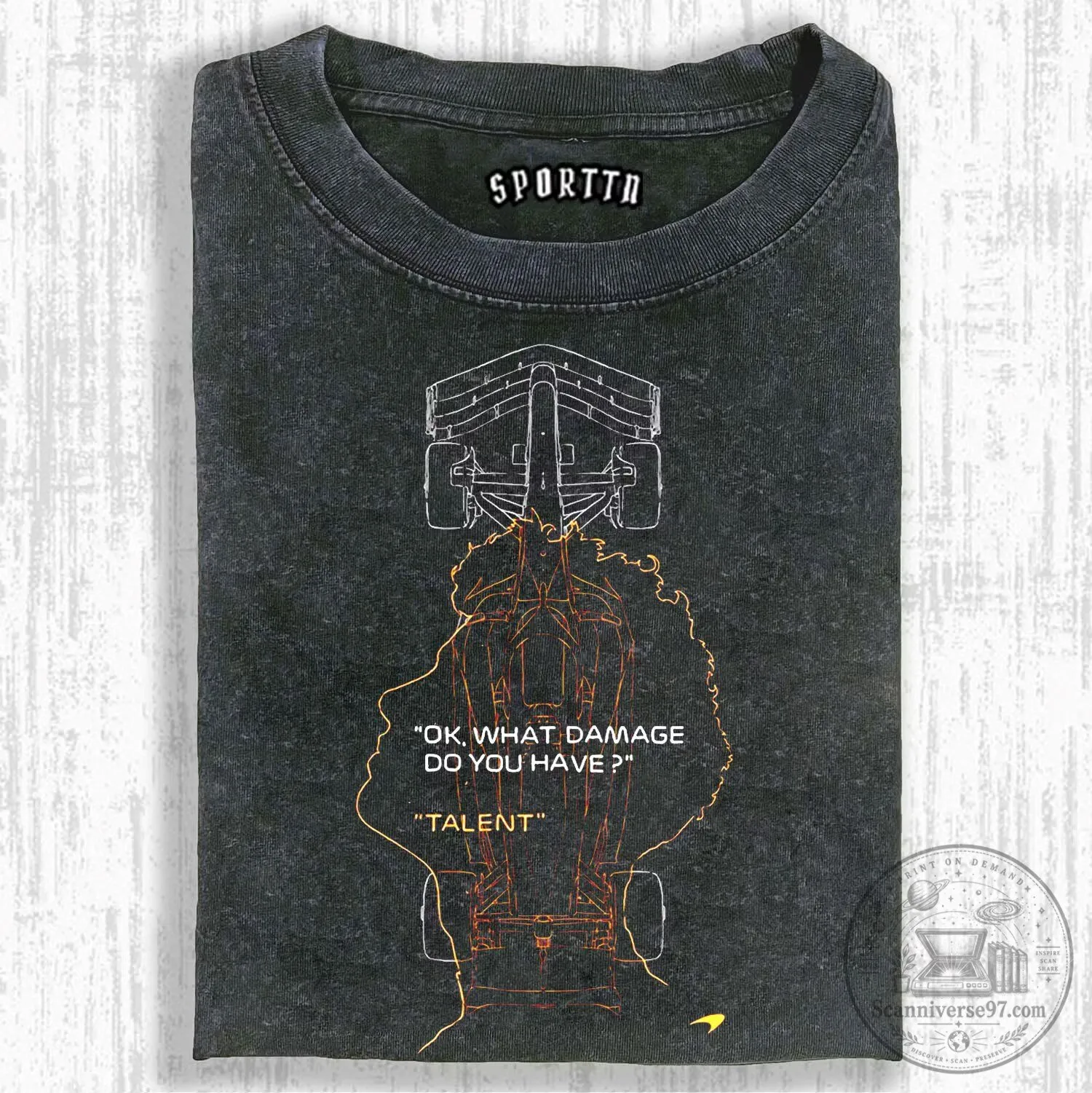 Lando Norris Formula 1 Racing Talent Quote T-Shirt