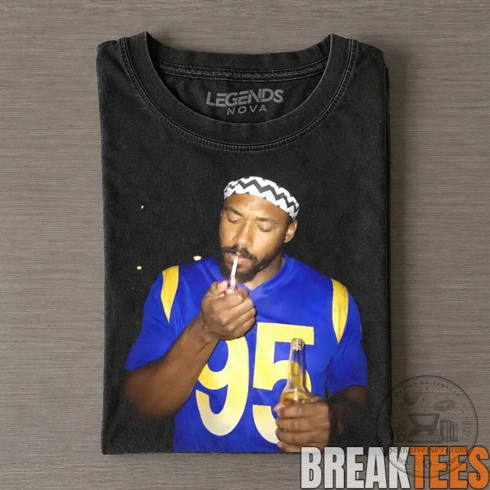 Myles Garrett Los Angeles Rams Football Player Middle Finger T-Shirt 3 Myles Garrett Los Angeles Rams Football Player Middle Finger T-Shirt