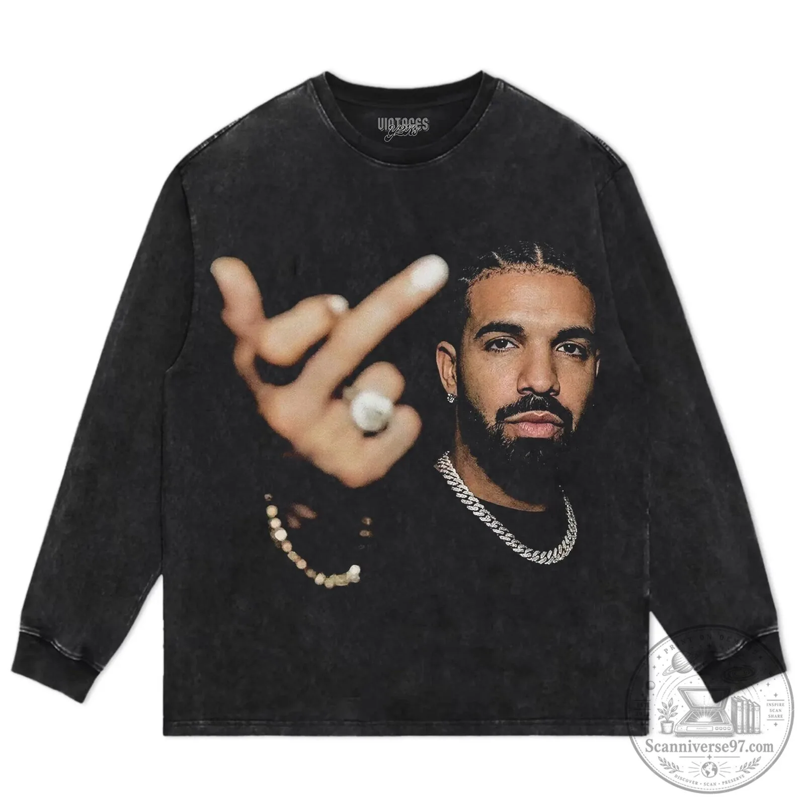 Drake Rapper Photo Graphic Black T-Shirt 12 Drake Rapper Photo Graphic Black T-Shirt