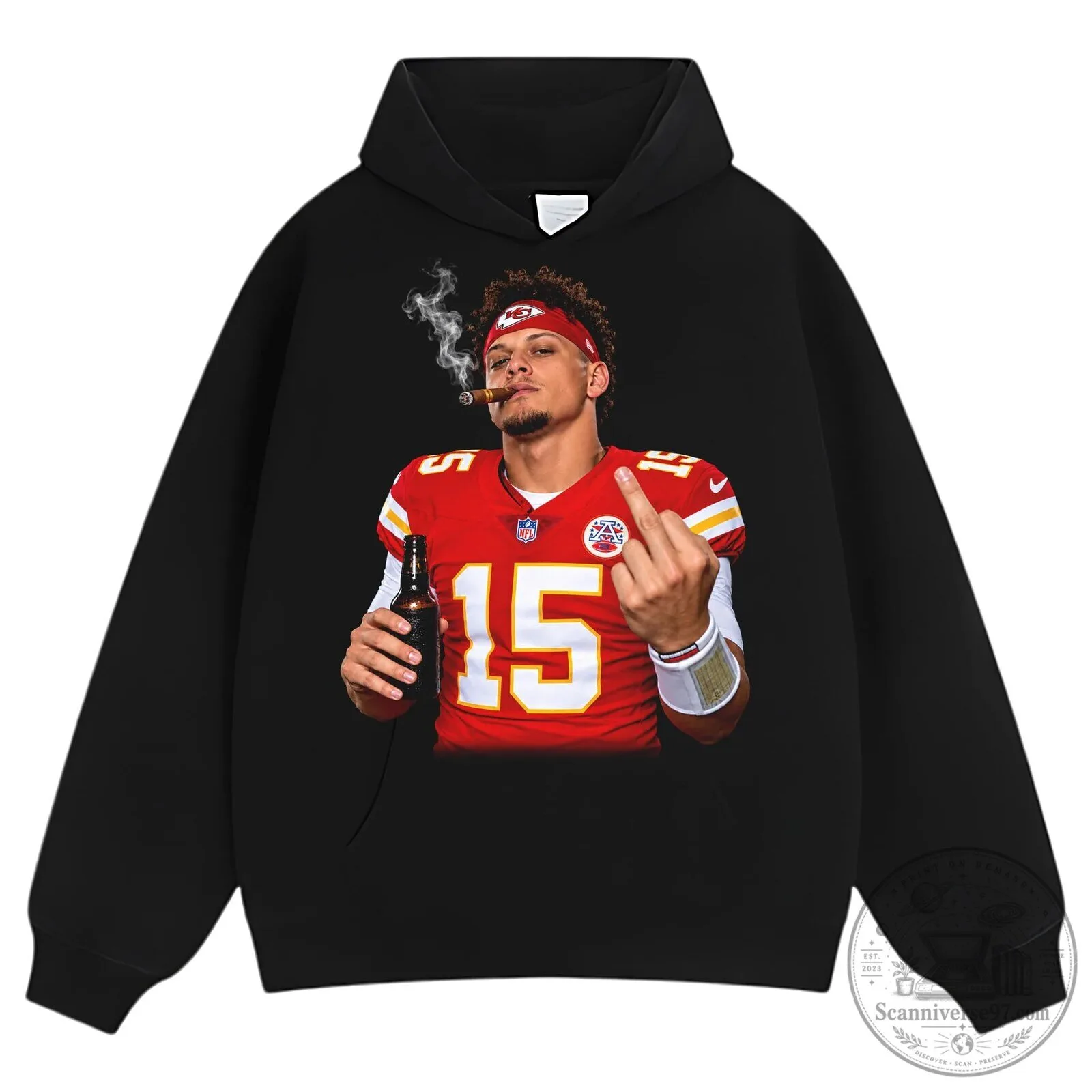 Patrick Mahomes Flipping Middle Finger Smoking Cigar T-Shirt 13 Patrick Mahomes Flipping Middle Finger Smoking Cigar T-Shirt