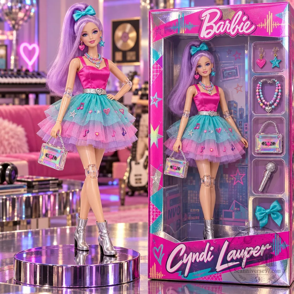 Cyndi Lauper Barbie Doll Premium Commemorative Figure 39 Cyndi Lauper Barbie Doll Premium Commemorative Figure