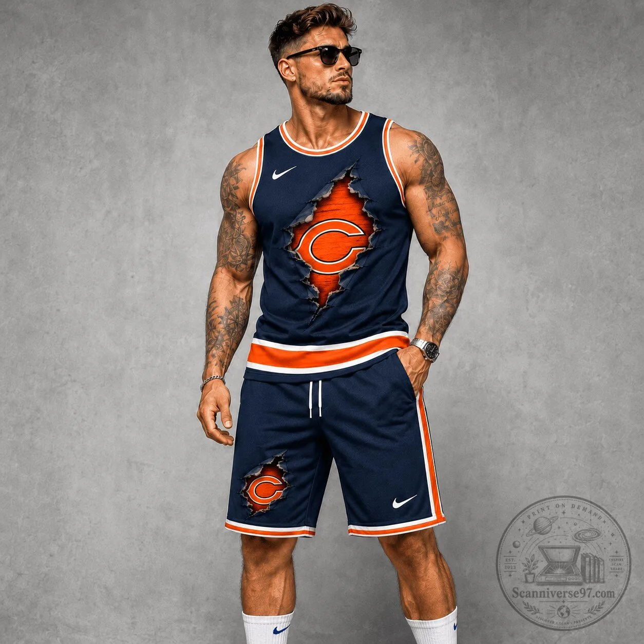 Tank Top for Fans of the Chicago Bears NFL Team