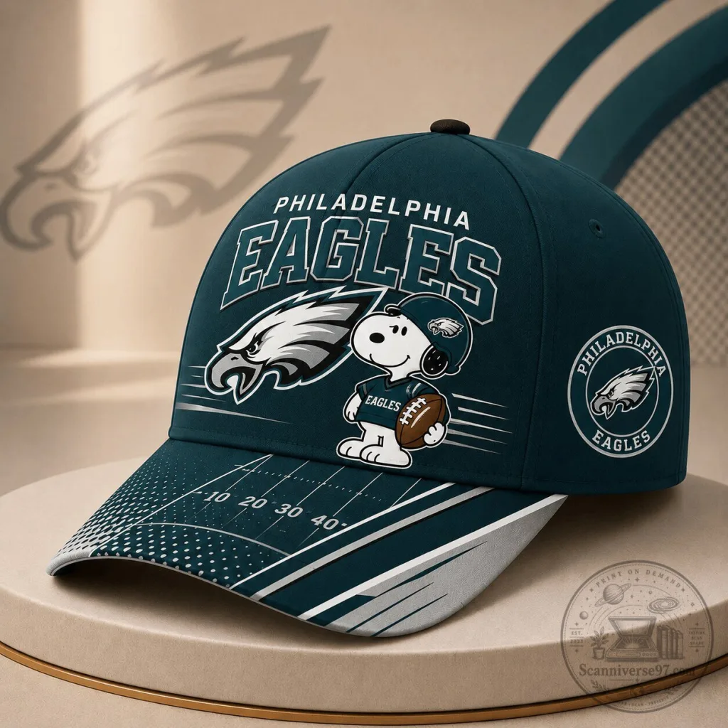 Philadelphia Eagles Fan Snoopy Football Team Baseball Cap Hat 21 Philadelphia Eagles Fan Snoopy Football Team Baseball Cap Hat