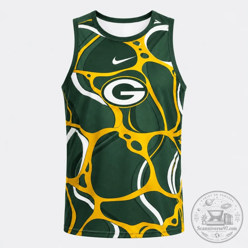 Green Bay Packers NFL Athletic Graphic Tank Top for Men and Women Green Bay Packers NFL Athletic Graphic Tank Top for Men and Women