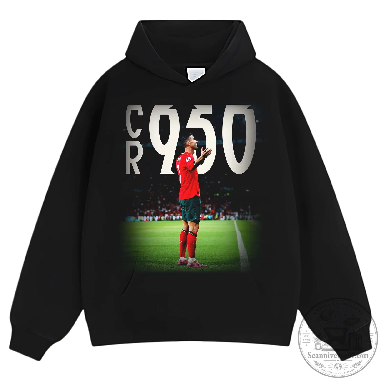Cristiano Ronaldo CR950 Football Legend Graphic Print T-Shirt 19 Cristiano Ronaldo CR950 Football Legend Graphic Print T-Shirt