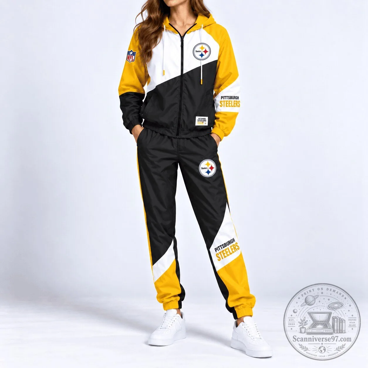 Pittsburgh Steelers National Football League Training Days Full Zip Tracksuit