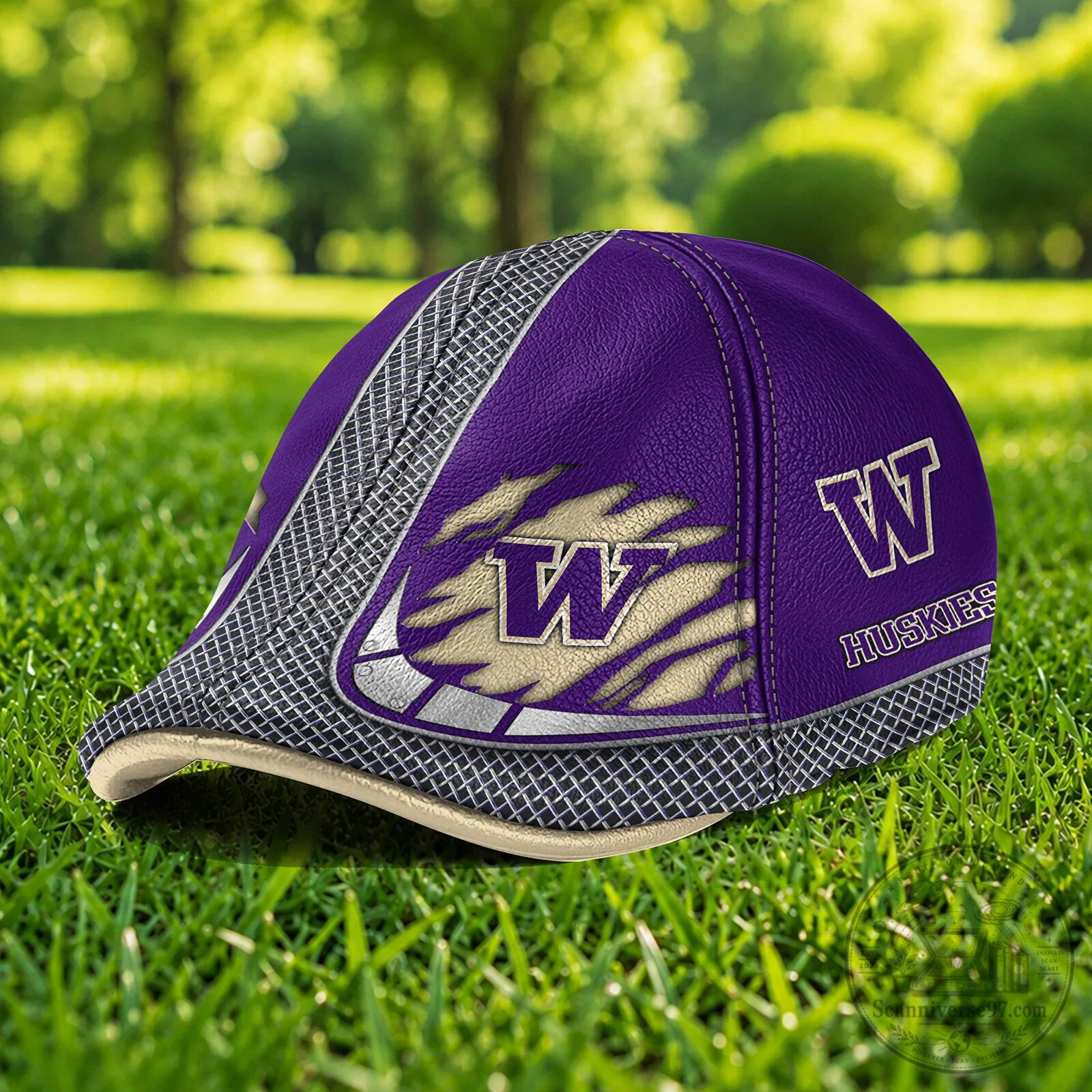 Washington Huskies NCAA Ivy League Flat Cap