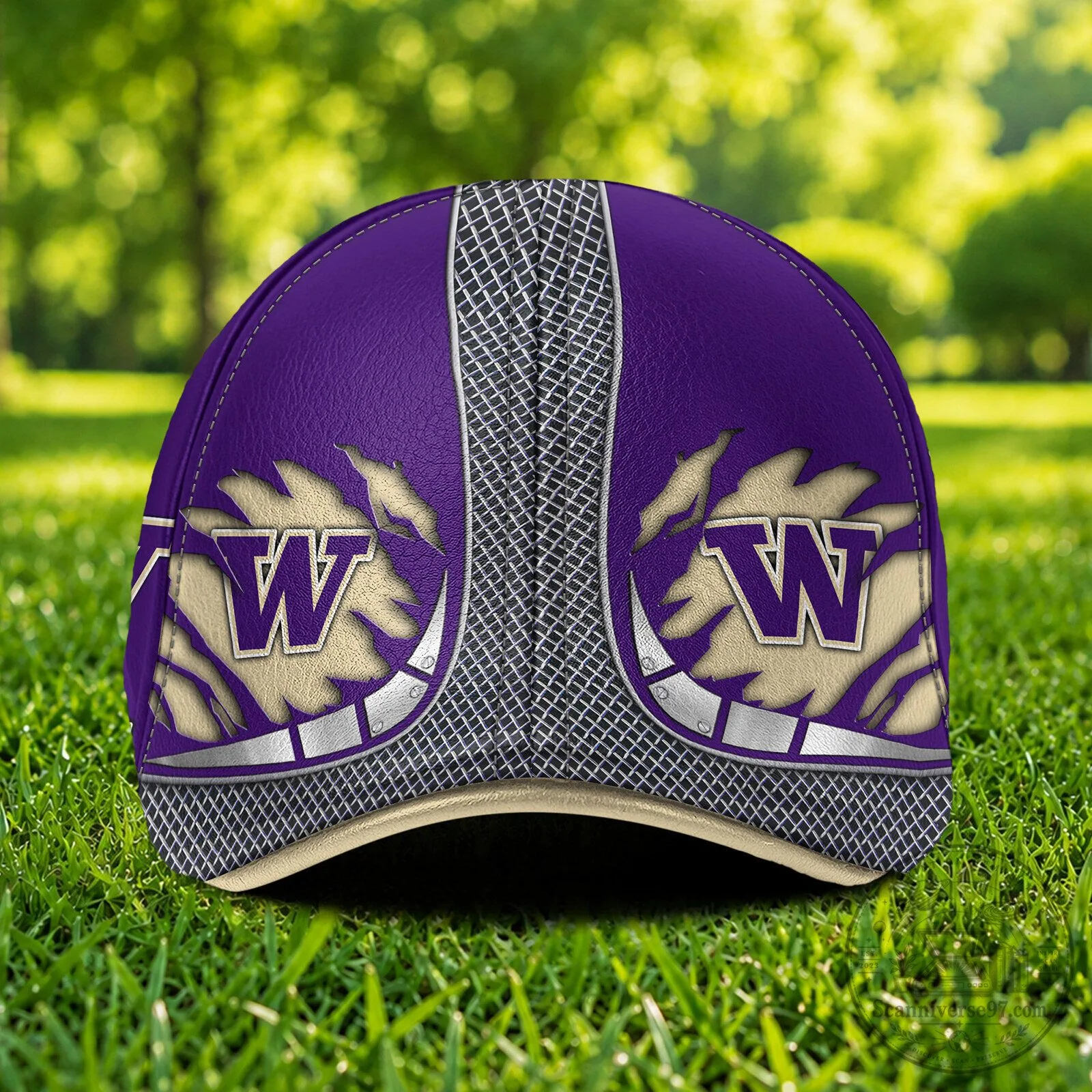 Washington Huskies NCAA Ivy League Flat Cap 6 Washington Huskies NCAA Ivy League Flat Cap
