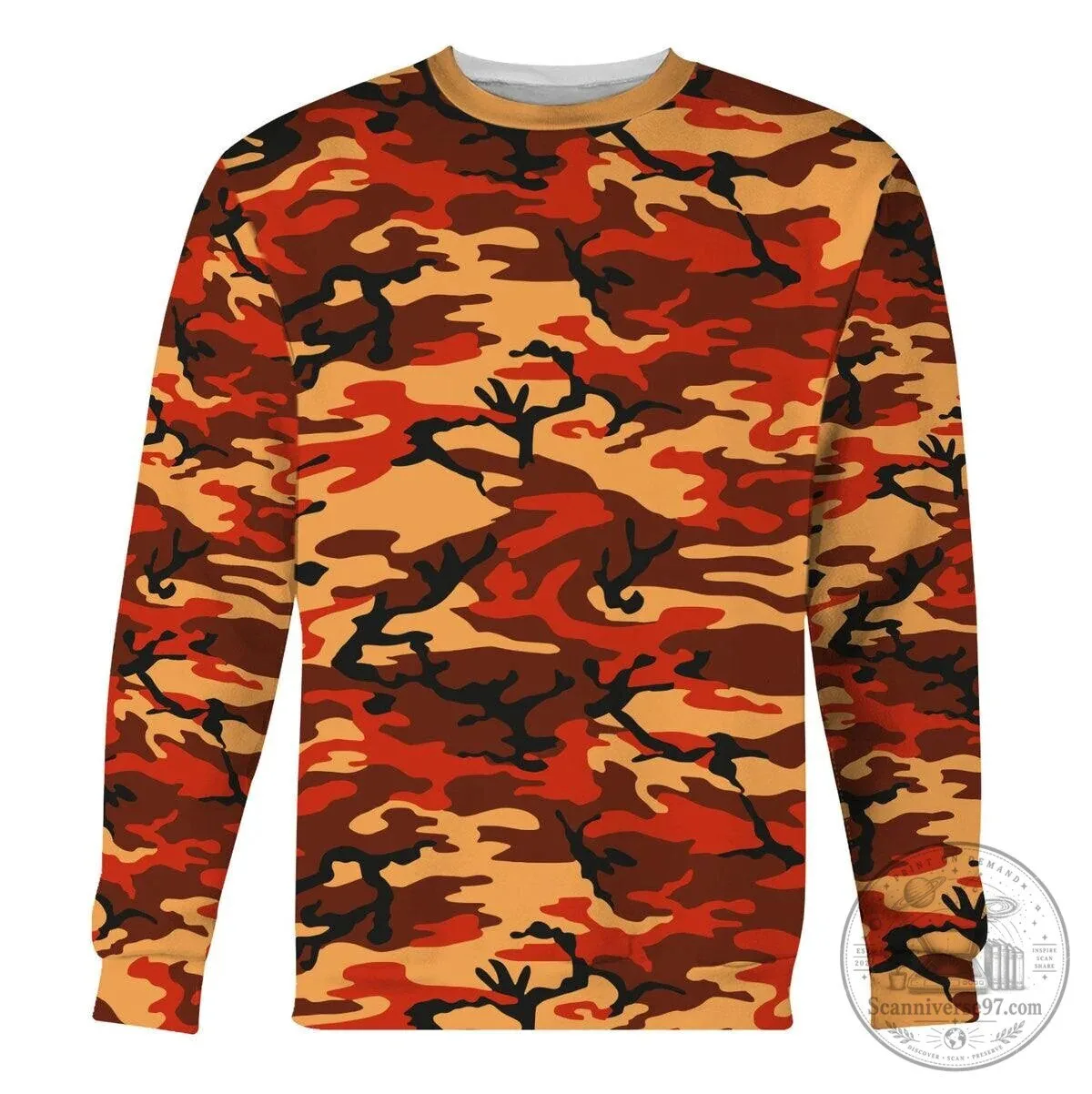 Red Brown Flecktarn German World War II Camouflage Hoodie and Pants Set 13 Red Brown Flecktarn German World War II Camouflage Hoodie and Pants Set