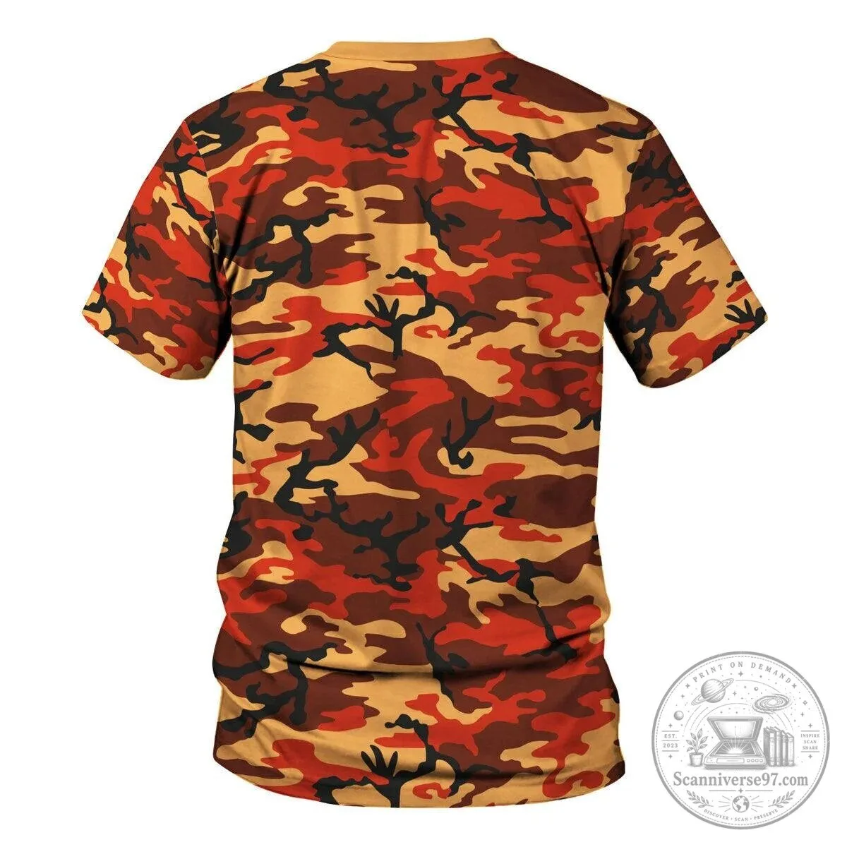 Red Brown Flecktarn German World War II Camouflage Hoodie and Pants Set 19 Red Brown Flecktarn German World War II Camouflage Hoodie and Pants Set