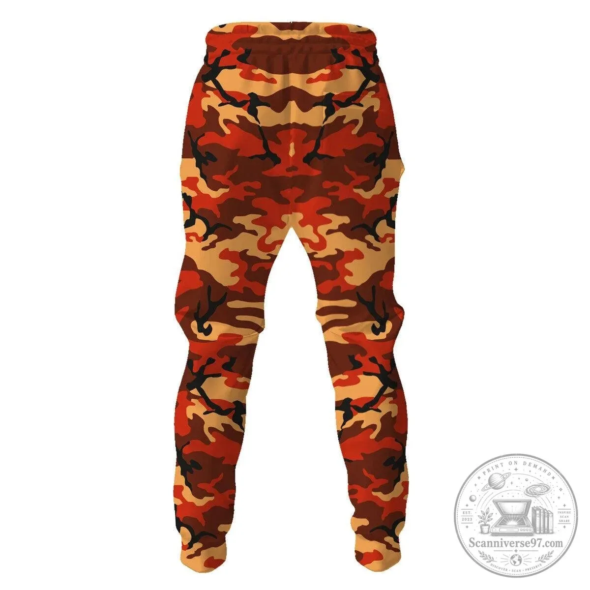 Red Brown Flecktarn German World War II Camouflage Hoodie and Pants Set 21 Red Brown Flecktarn German World War II Camouflage Hoodie and Pants Set