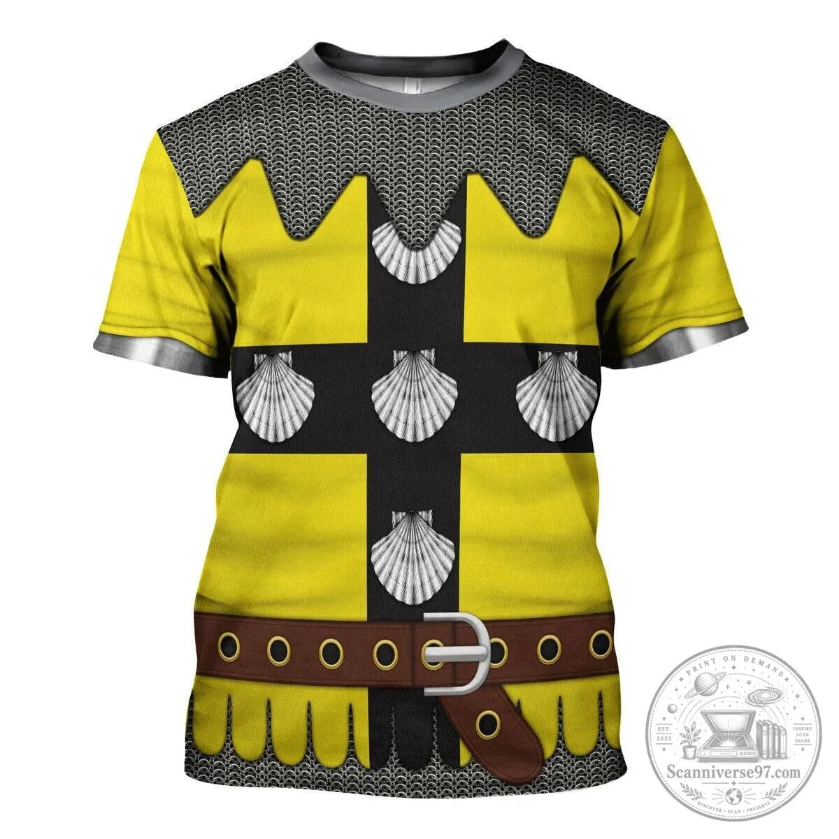 Jean III de Grailly Knight Templar Chainmail Armor Costume Hoodie 15 Jean III de Grailly Knight Templar Chainmail Armor Costume Hoodie
