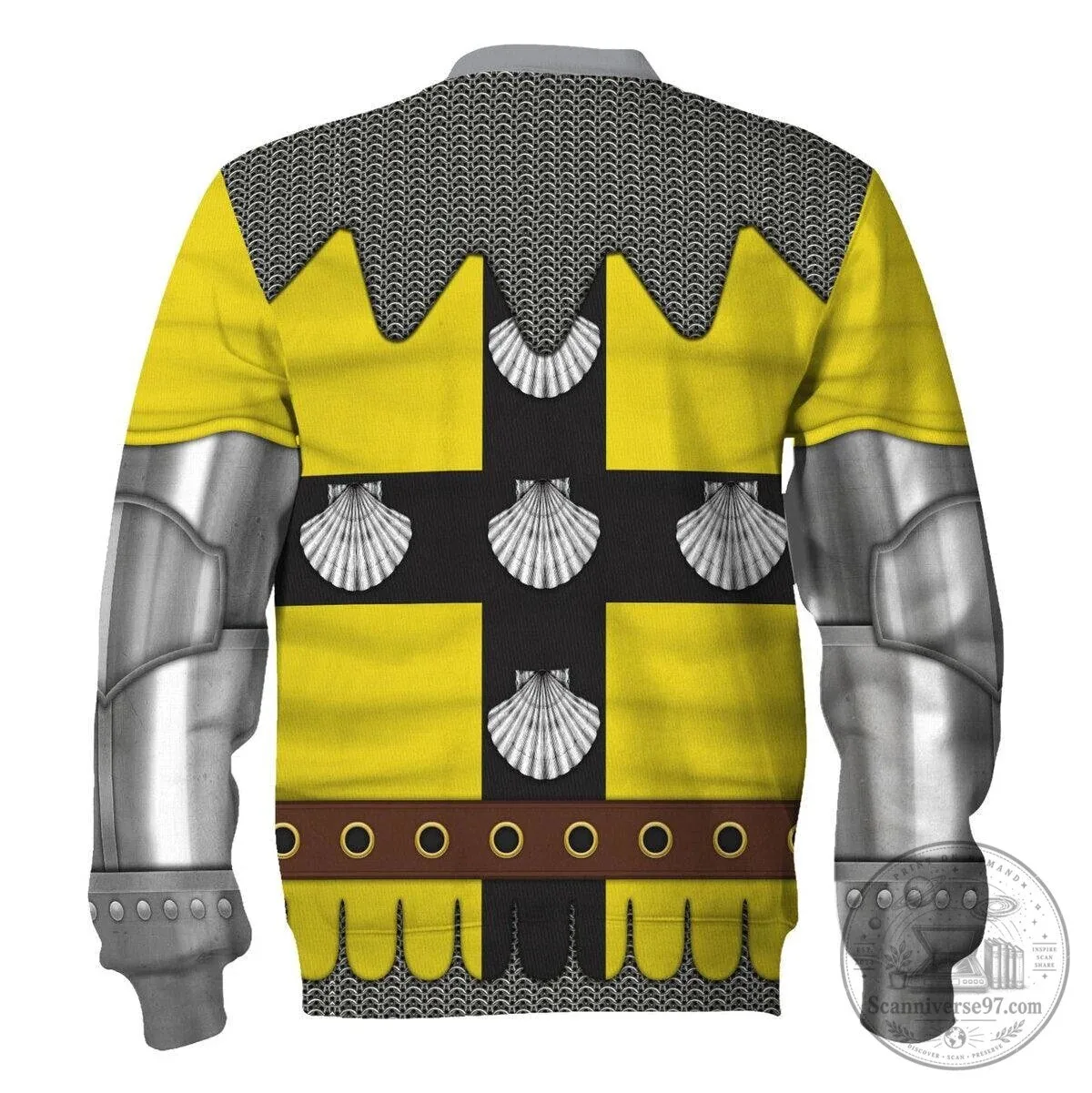 Jean III de Grailly Knight Templar Chainmail Armor Costume Hoodie 20 Jean III de Grailly Knight Templar Chainmail Armor Costume Hoodie