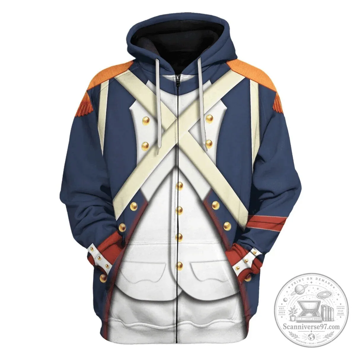French Imperial Guard Grenadier Costume Hoodie 12 French Imperial Guard Grenadier Costume Hoodie