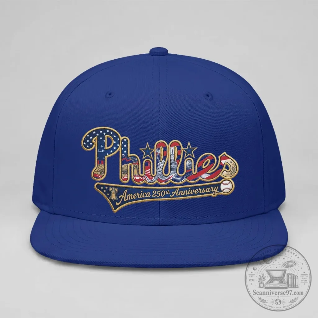 Independence Day Cap Hat for the 250th Anniversary of Philadelphia Phillies America Independence Day Cap Hat for the 250th Anniversary of Philadelphia Phillies America