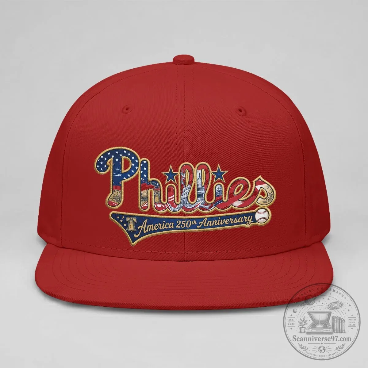 Independence Day Cap Hat for the 250th Anniversary of Philadelphia Phillies America 10 Independence Day Cap Hat for the 250th Anniversary of Philadelphia Phillies America