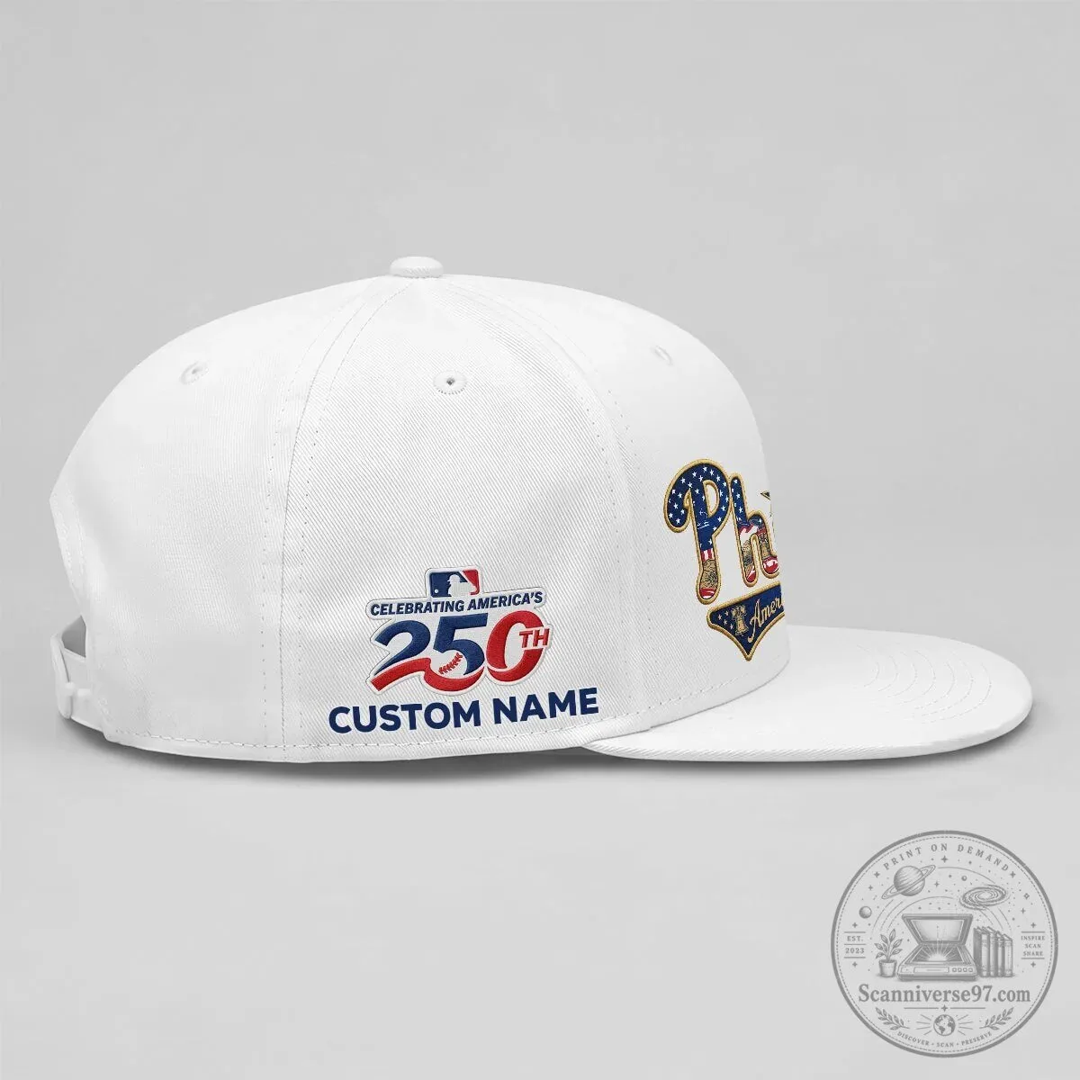 Independence Day Cap Hat for the 250th Anniversary of Philadelphia Phillies America 12 Independence Day Cap Hat for the 250th Anniversary of Philadelphia Phillies America