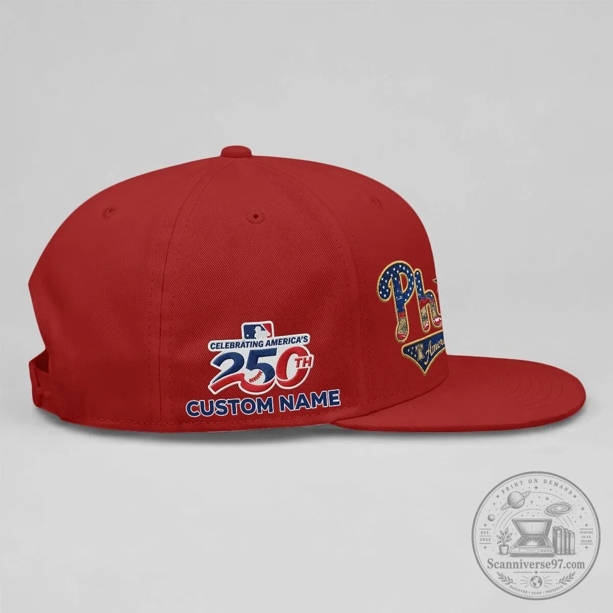 Independence Day Cap Hat for the 250th Anniversary of Philadelphia Phillies America 14 Independence Day Cap Hat for the 250th Anniversary of Philadelphia Phillies America