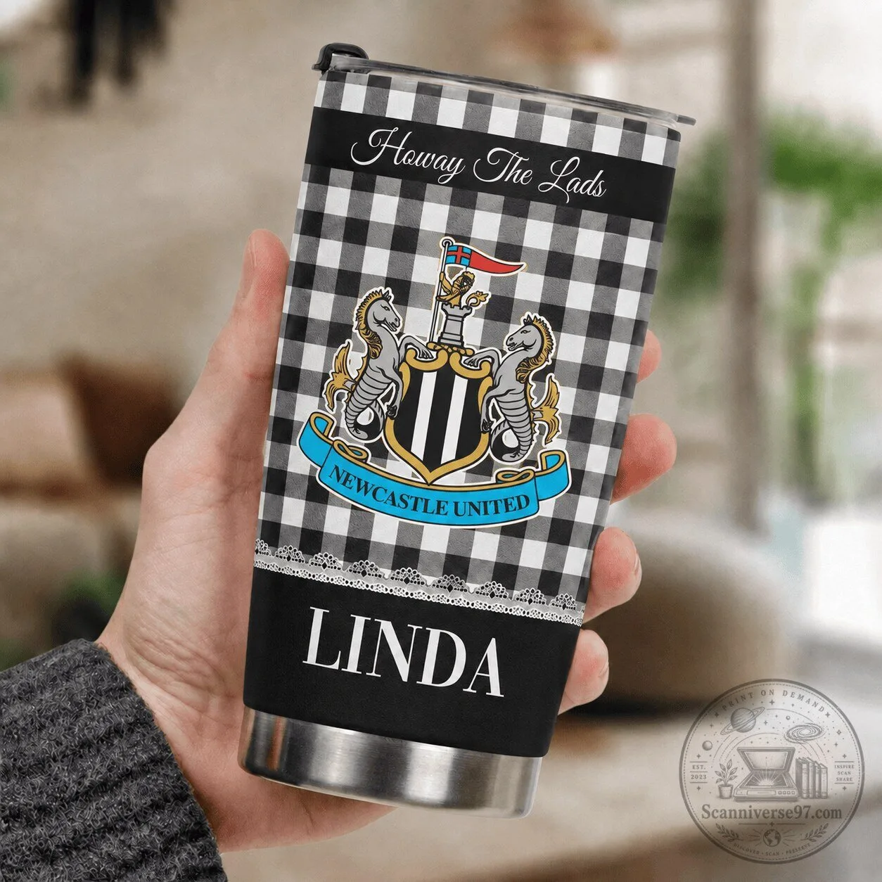 Newcastle United Football Club Howay The Lads Personalized Tumbler