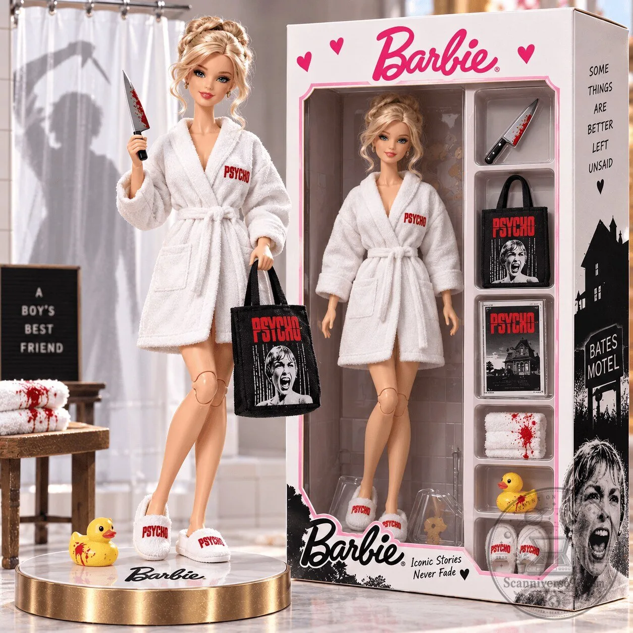 Barbie Psycho Iconic Stories Never Fade Collectible Doll Figure