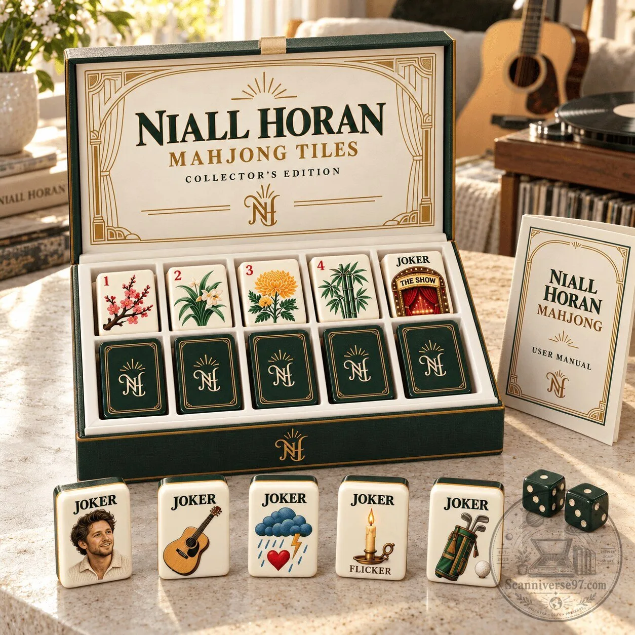 Niall Horan Mahjong Tiles Collector's Edition Game Set
