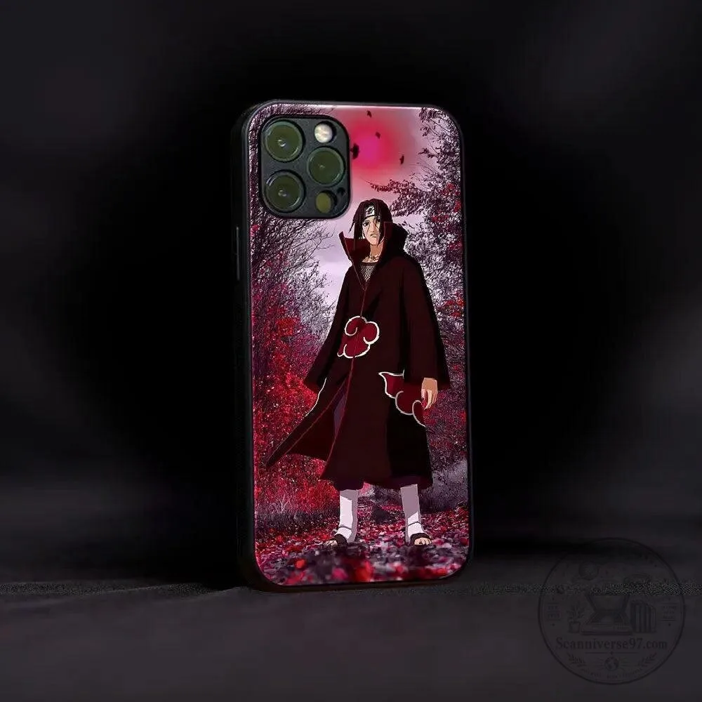 Naruto Itachi Uchiha Akatsuki Anime Character iPhone Phone Case