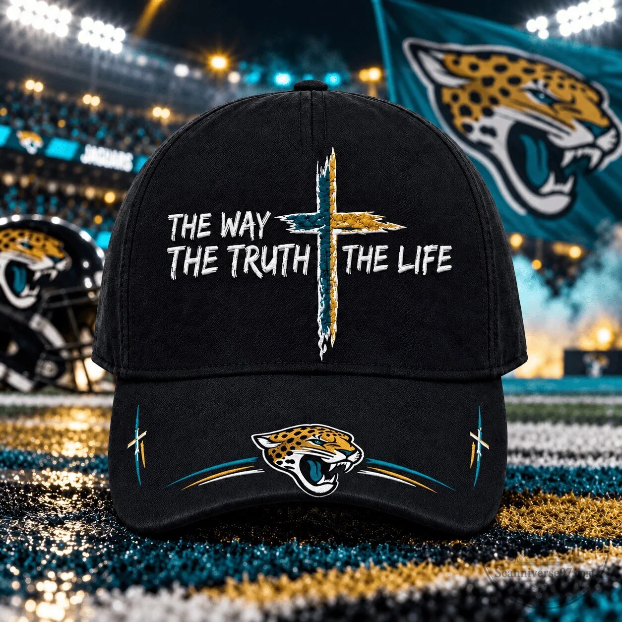 Jacksonville Jaguars The Way The Truth The Life Faith Cap Hat