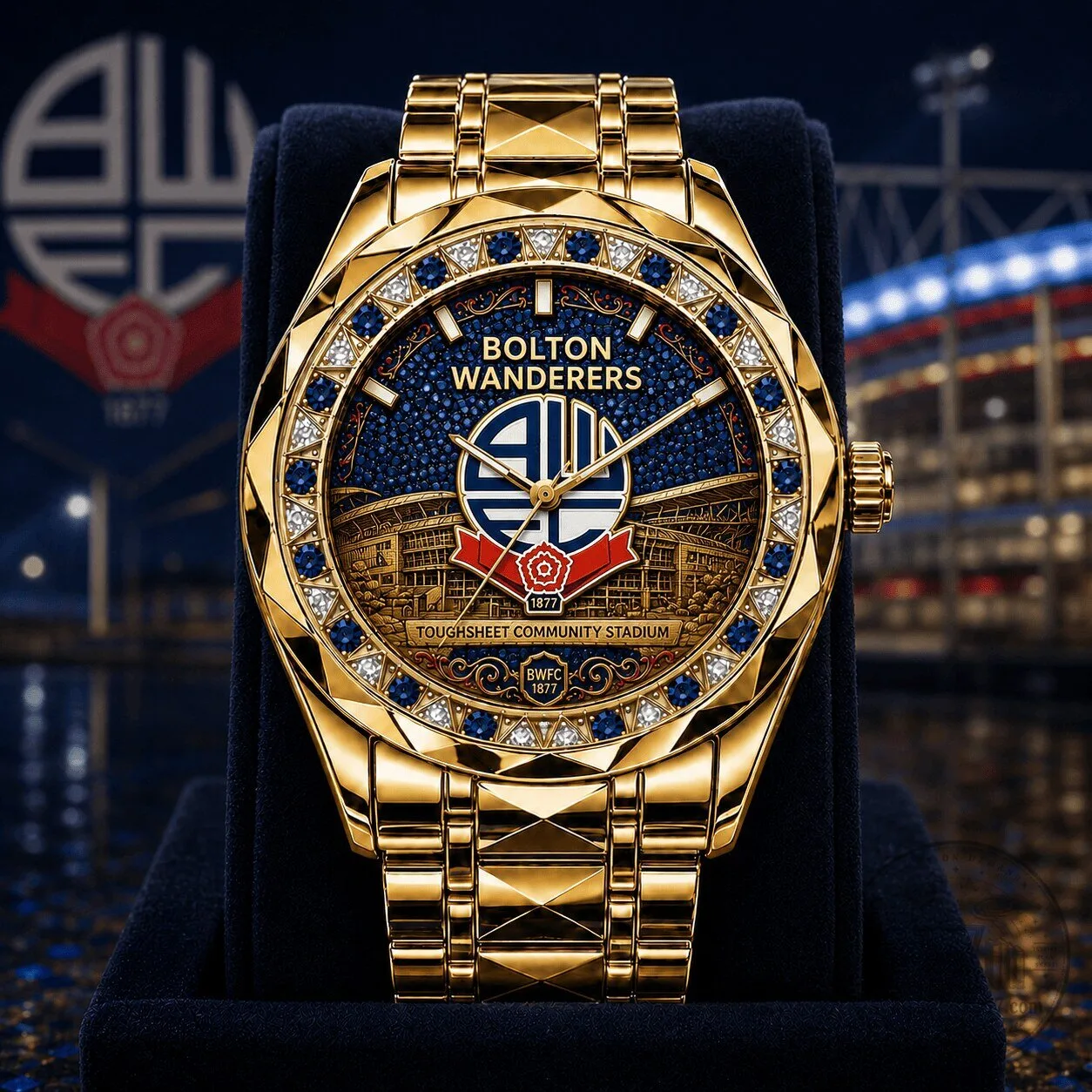 Bolton Wanderers Football Club Toughsheet Community Stadium Gold Watch