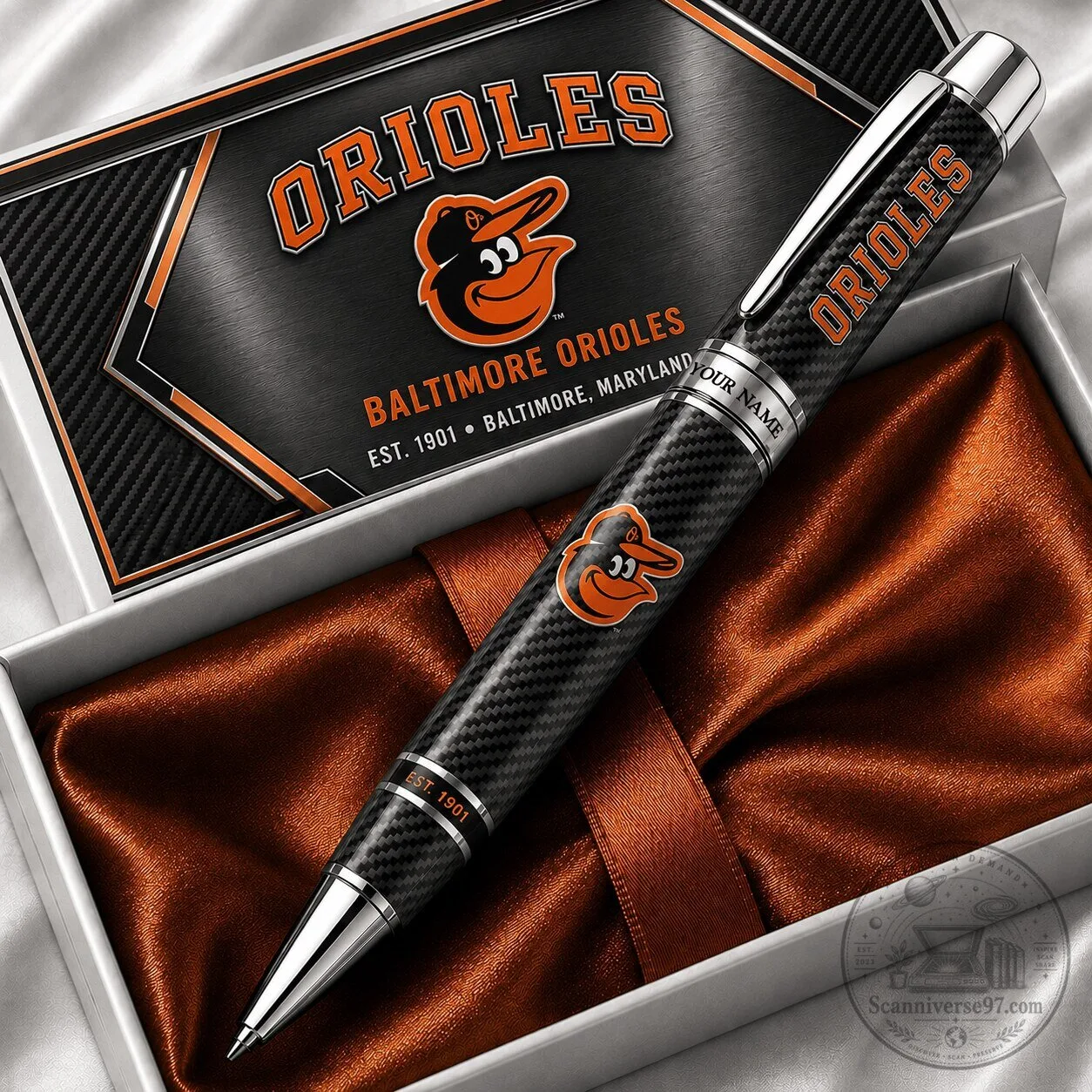 Baltimore Orioles Personalized Engraved Ballpoint Pen