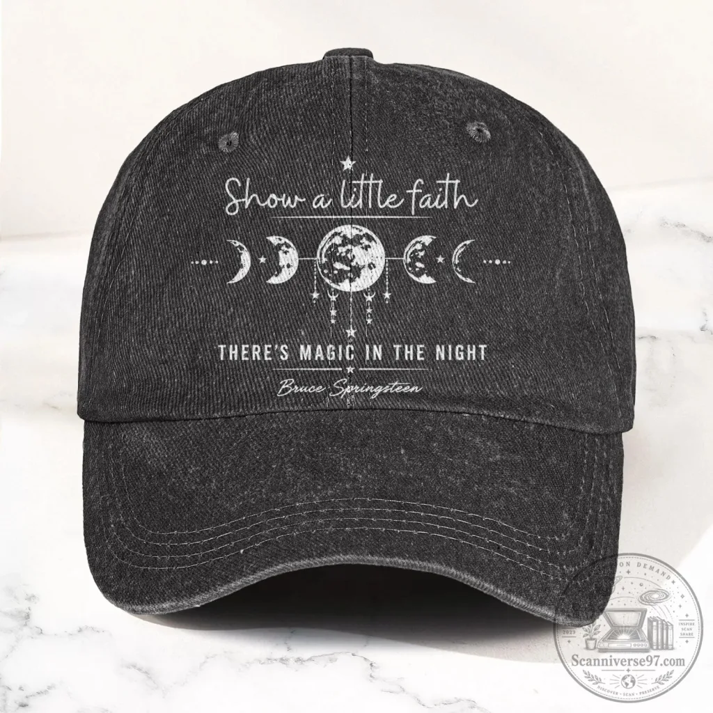 Bruce Springsteen Show A Little Faith There's Magic In The Night Cap Hat Bruce Springsteen Show A Little Faith There's Magic In The Night Cap Hat