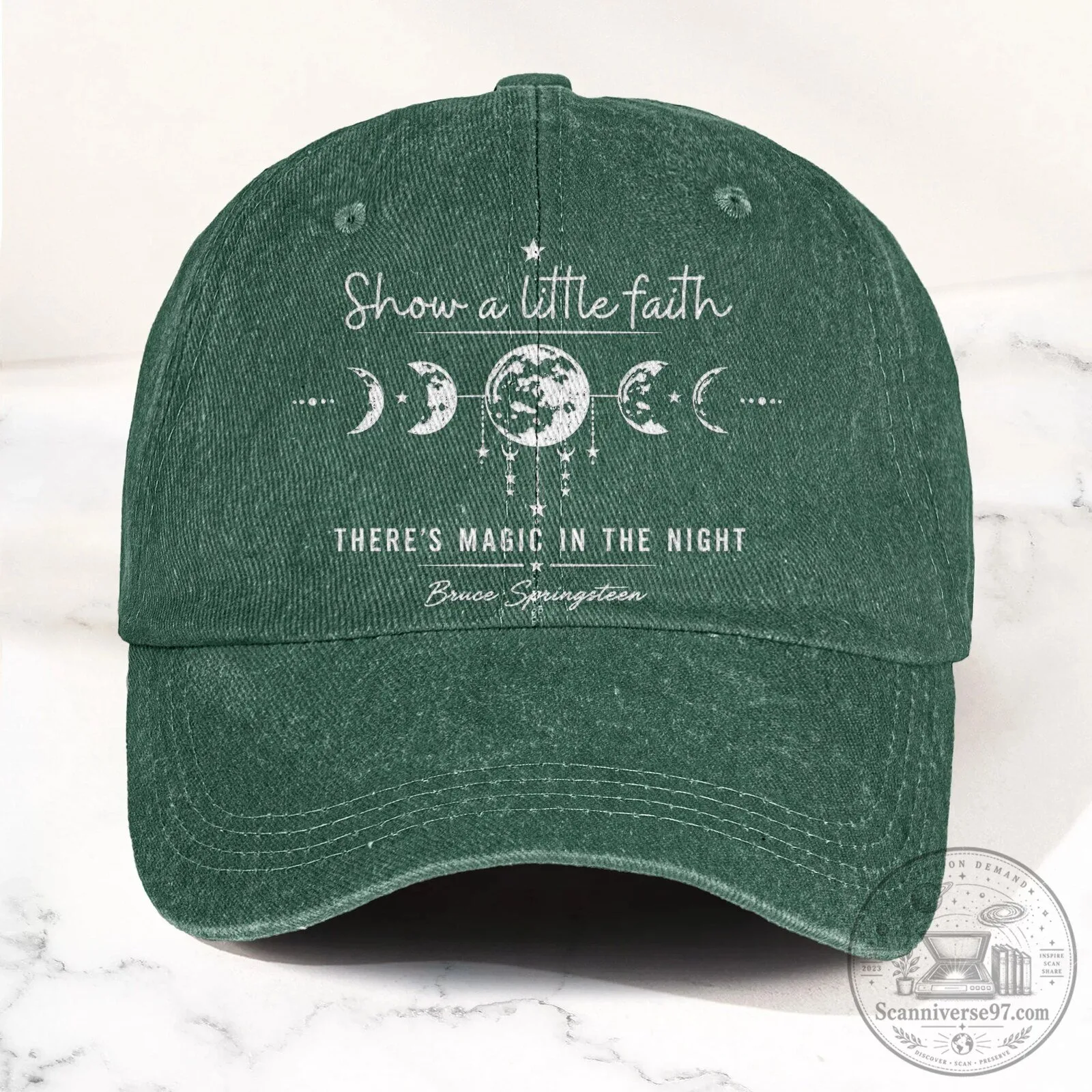 Bruce Springsteen Show A Little Faith There's Magic In The Night Cap Hat 12 Bruce Springsteen Show A Little Faith There