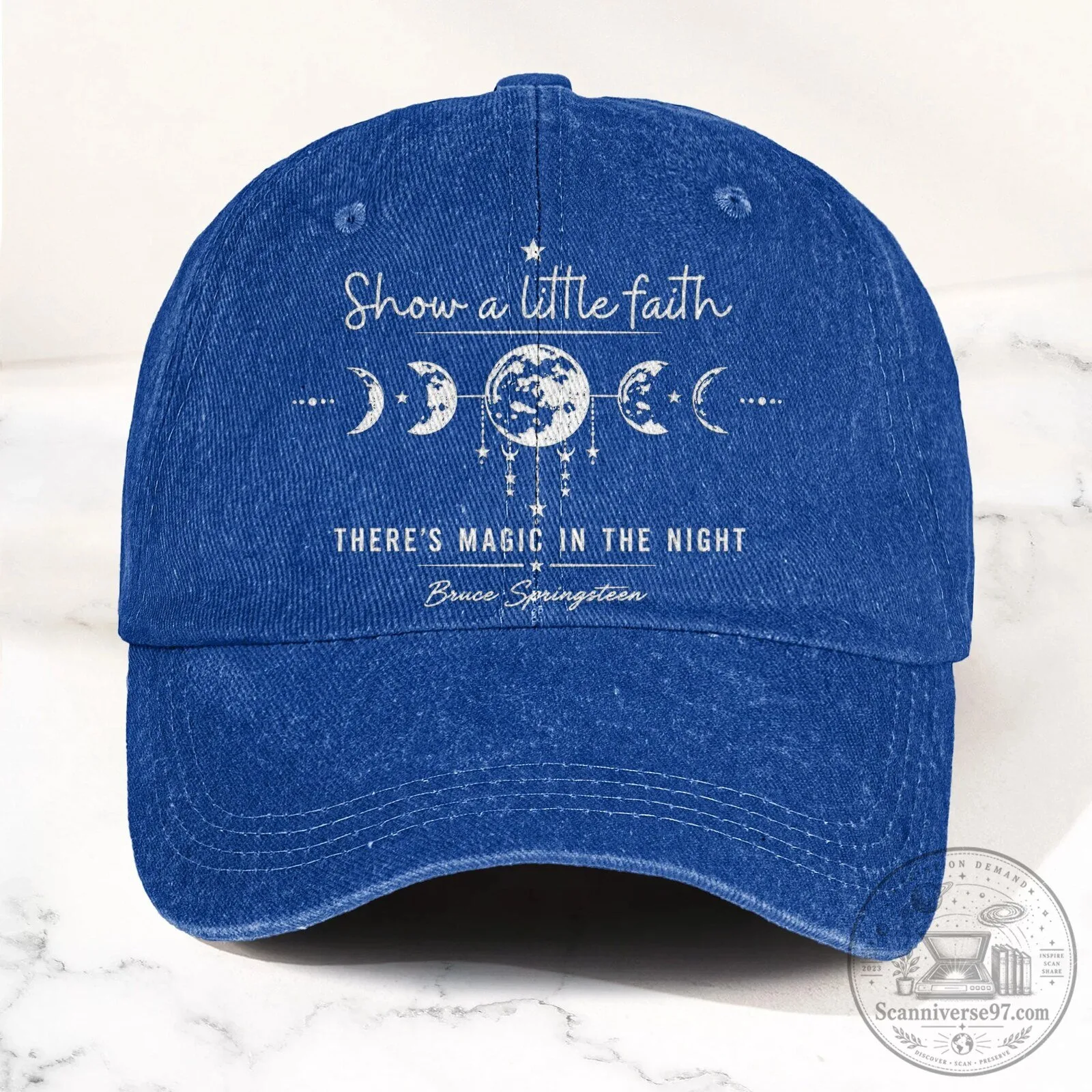 Bruce Springsteen Show A Little Faith There's Magic In The Night Cap Hat 13 Bruce Springsteen Show A Little Faith There
