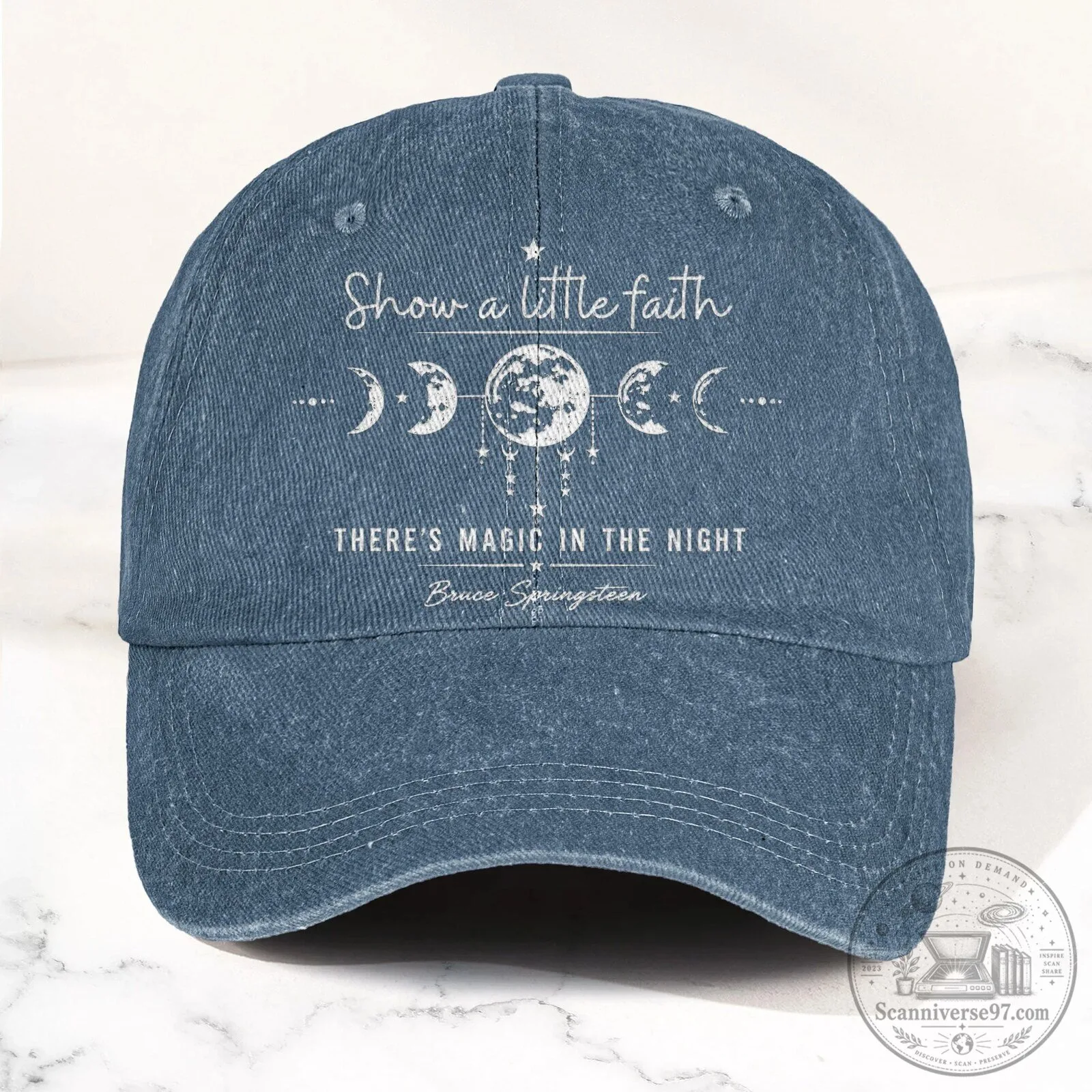 Bruce Springsteen Show A Little Faith There's Magic In The Night Cap Hat 14 Bruce Springsteen Show A Little Faith There