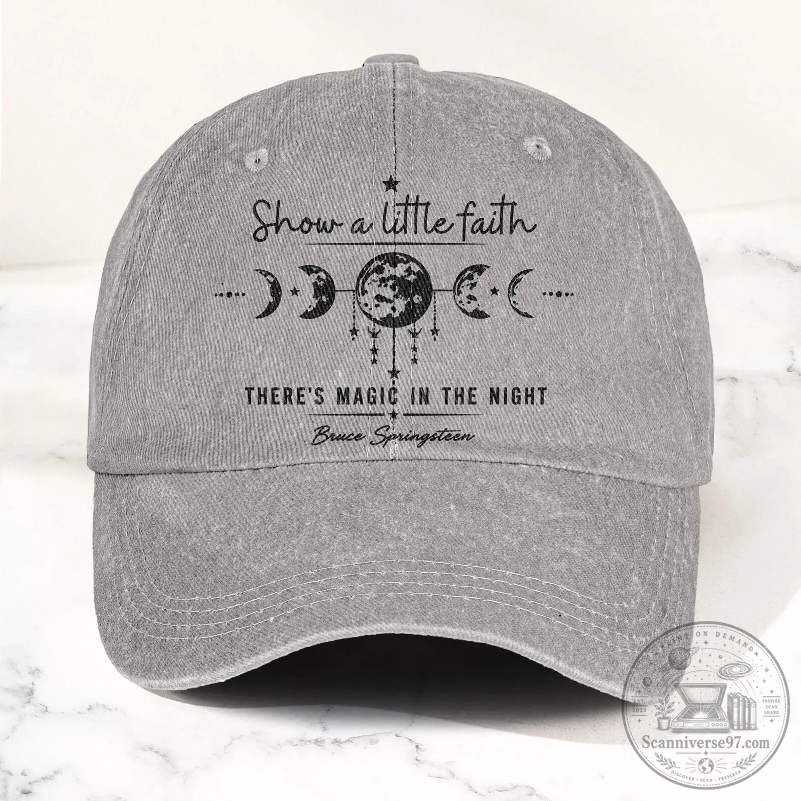 Bruce Springsteen Show A Little Faith There's Magic In The Night Cap Hat 15 Bruce Springsteen Show A Little Faith There