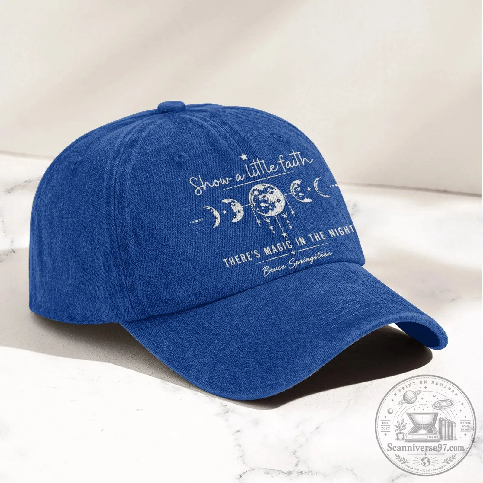 Bruce Springsteen Show A Little Faith There's Magic In The Night Cap Hat 18 Bruce Springsteen Show A Little Faith There