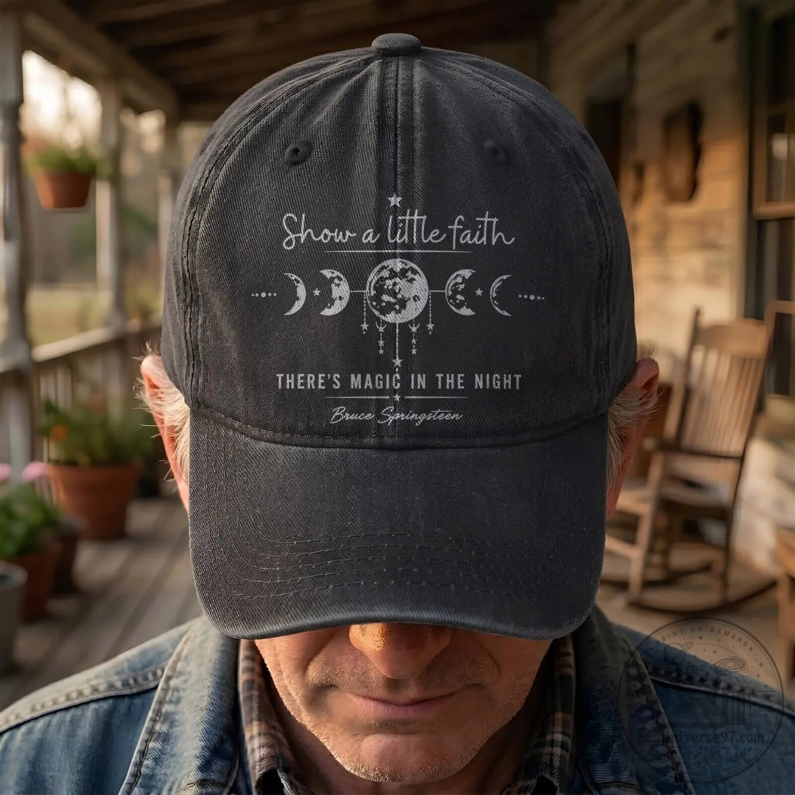 Bruce Springsteen Show A Little Faith There's Magic In The Night Cap Hat 19 Bruce Springsteen Show A Little Faith There