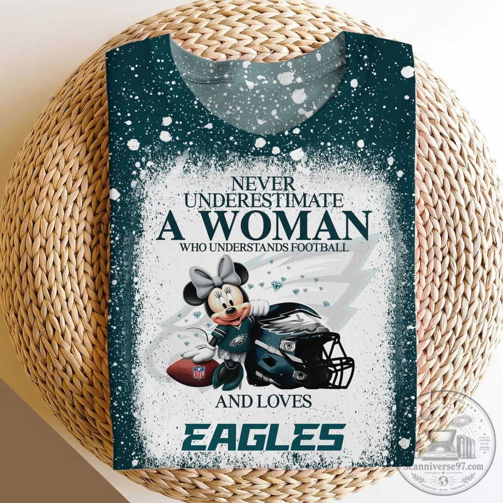 Philadelphia Eagles Football Woman Fan T-Shirt Philadelphia Eagles Football Woman Fan T-Shirt