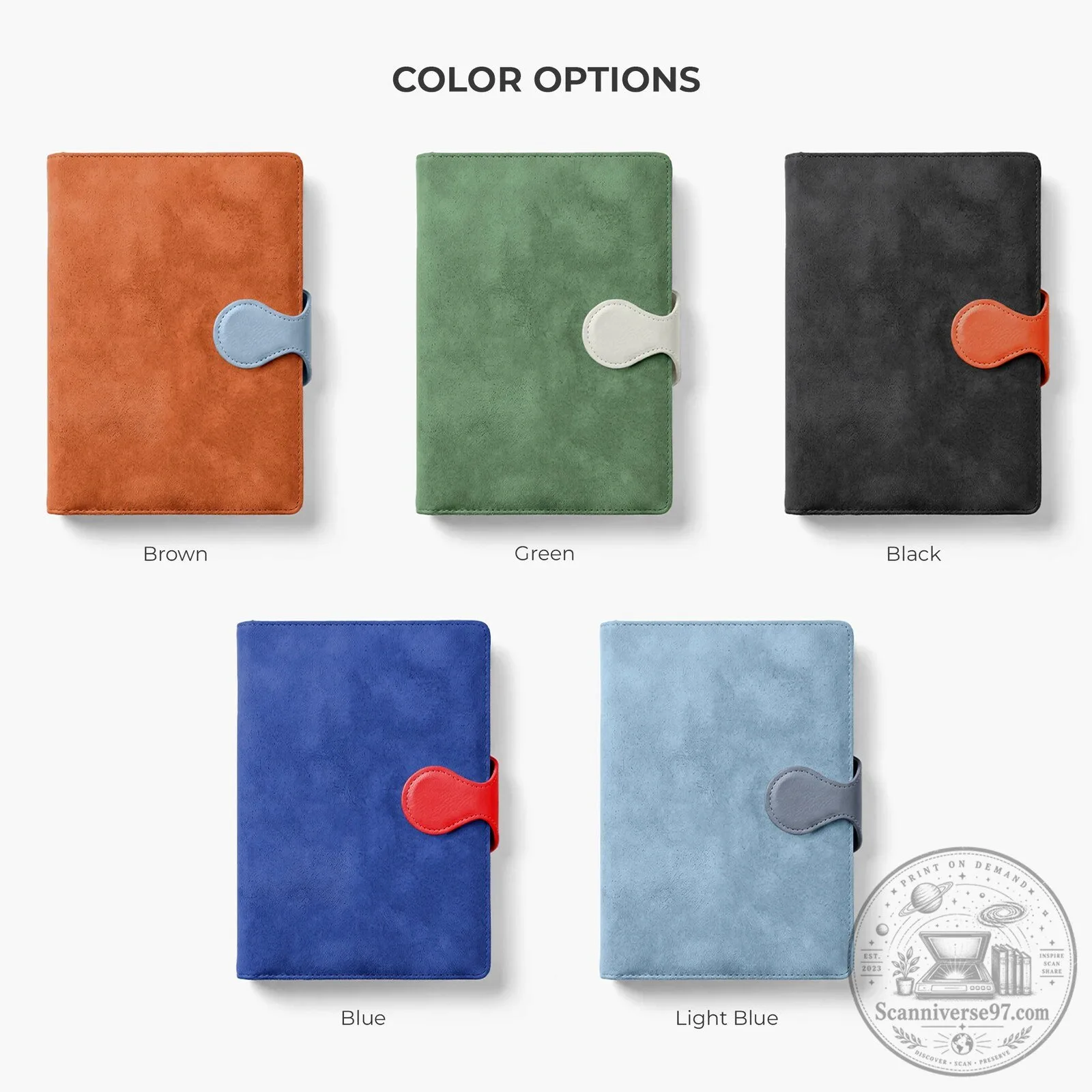 Personalized A New Chapter Begins Magnetic Buckle Leather Notebook with Pen 13 Personalized A New Chapter Begins Magnetic Buckle Leather Notebook with Pen